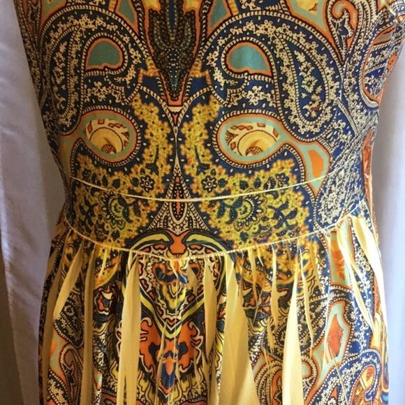 APT.9 sleeveless maxi dress in small paisley patrn - Picture 15 of 16